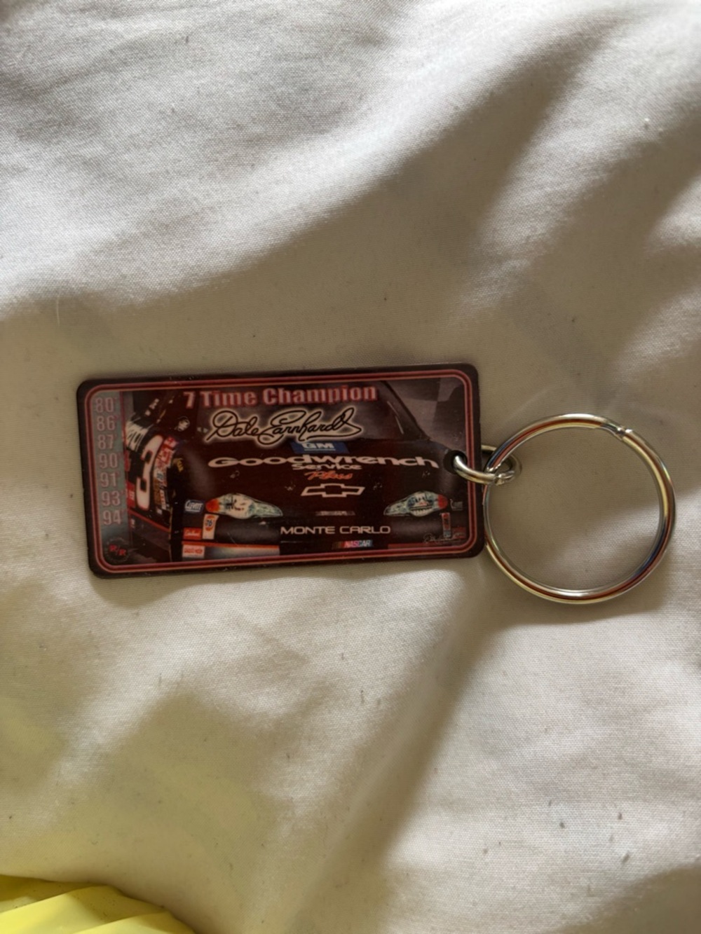 Dale Earnhardt Goodwrench Monte Carlo Keychain - Black/Red